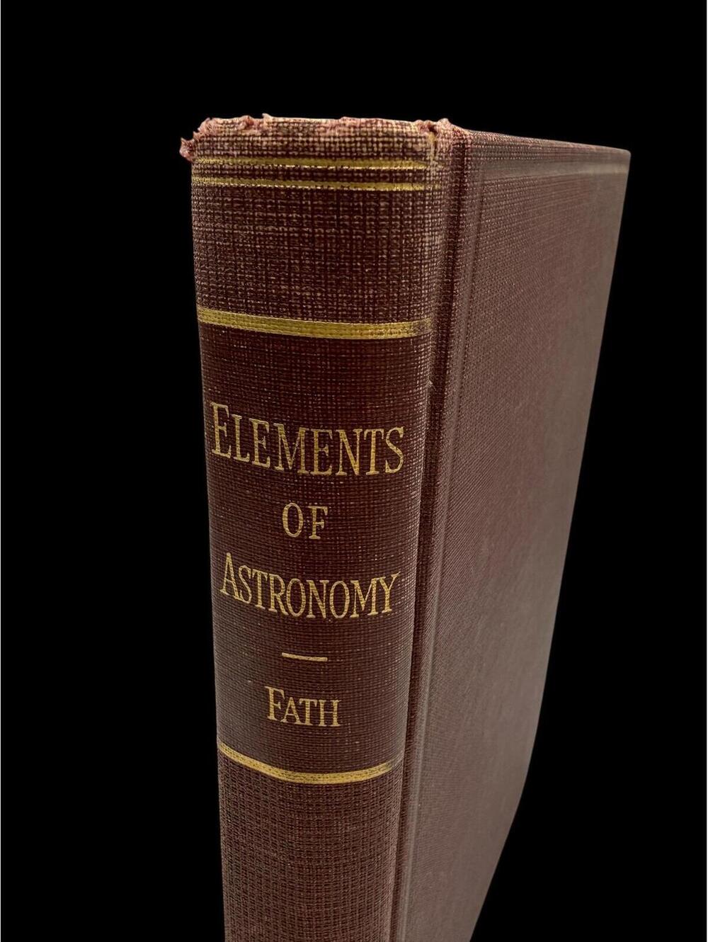 Vintage Elements of Astronomy Text Book, 1940s School Textbook, Illustrated